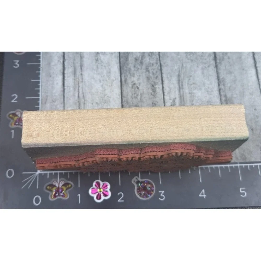 G Rated Pine Tree Detailed Rubber Stamp Wood #D108